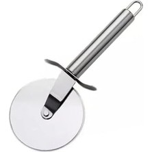 HBMB Store Paslanmaz Çelik Hamur Kesme Ruleti, Pizza Kesici Rulet, 20 Cm, 9 cm Çap