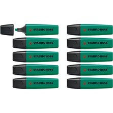 Umur Stabilo Fosforlu Kalem Boss Nature Colors Çamur Yeşili 10'lu Paket