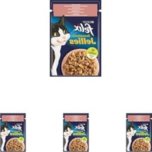 Esranın Dünyası 4 Paket 85 gr Somon ve Karidesli Kedi Yaş Maması