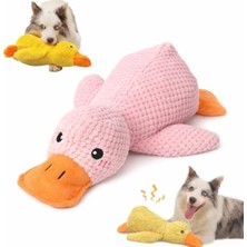 Esranın Dünyası 45 cm Sesli Peluş Ördek Oyuncağı, Diş Temizleyici