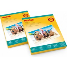 Kodak 10X15 Inkjet Fotoğraf Kağıdı 4r Parlak 180GR. ( 2'li Paket )
