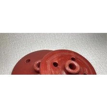 HBMB Store 2 Adet 20 cm ve 23 cm Toprak Sarma Dolma Kapağı Taşı Delikli Sırlı