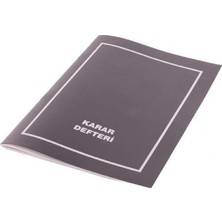 Gülpaş Karar Defteri Plastik Kapak 40 Yaprak