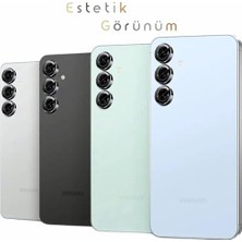 HBMB Store Madnova  Galaxy S25 Ultra Ile Uyumlu Safir Kamera Koruyucu Kolay Kurulum Aparatlı 9h Sertliğinde Safir Kamera Koruyucu (Mavi)