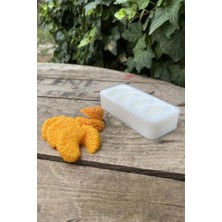 HBMB Store Concept Mandalina Dilimi Dörtlü Mum Kalıbı (Silikon) (Küçük Süsleme Kalıbı) 1 Adet
