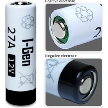 HBMB Store I-Gen 27A Pil 10'lu Paket 12V MN27 Pil (27A / A27 / L828)