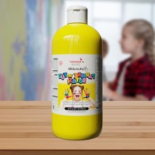 Esranın Dünyası Sarı Parmak Boyası, 500 gr ile Eğlenceli Sanat Aktiviteleri