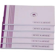 Gülpaş Senet Karnesi Karton Kapaklı 50 Yaprak