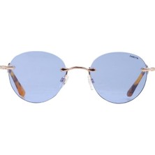 Caretta Crttagünş 8567-C.04 Genç Kadın Oval Çerçevesiz Metal UV400 Güneş Gözlüğü