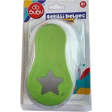 Ceren Kırtasiye Bu-Bu Şekilli Eva ve Kağıt Delgeç Yıldız 2"