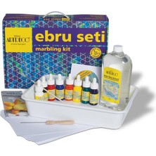 Lisans Artdeco Ebru Başlangıç Seti A4 Tekneli 8X30ML Damlalıklı Şişe