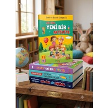 Merkez Kitabevi Her Güne Bir Masal Bir Etkinlik Seti 4 Kitap  (Aktivite, Boyama, Ingilizce, Masal)
