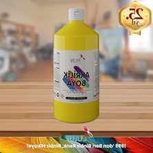 Esranın Dünyası Dayanıklı Sarı Akrilik Boya 1000 gr