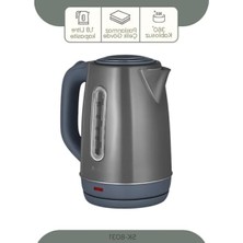 Esranın Dünyası Paslanmaz Çelik Su Isıtıcı Kettle - 1.8 L, Otomatik Kapanma, Hızlı Kaynatma