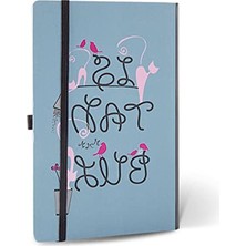 Esranın Dünyası Çizgili Lastikli Mini Defter, Şık Tasarım ve Kullanım Kolaylığı