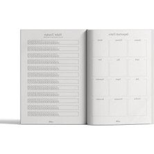 Esranın Dünyası Tarihsiz Şık Planner - Hayal Gücünüzü Serbest Bırakın