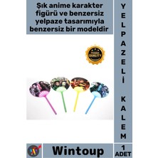 Wintoup #kalem Estetik Figürlü Şık Hediyelik Koleksiyonluk Okul Ofis Yeni Anime Yelpazeli Tükenmez Kalem