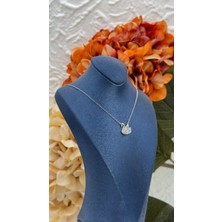 Livora Jewelry 925 Ayar Gümüş Has Taşlı Otantik Kuğu Kadın Kolye