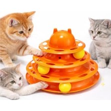 Esranın Dünyası 3 Katlı Dönen Toplu Kedi Oyuncağı, Interaktif Aktivite Için