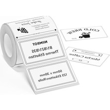 Esranın Dünyası 50X30 mm Kendinden Yapışkanlı Termal Etiketler, Okul ve Ofis Kullanımı Için