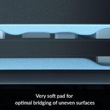 HBMB Store Arctıc Tp-3: Üstün Performanslı Termal Ped, 120 x 20 x 0,5 mm (Performans Kaybı Olmadan 2,0 Mm'ye Kadar Istiflenebilir), 4 Adet - Yüksek Performans, Özellikle Yumuşak, Ideal Boşluk Doldurucu, Köprü