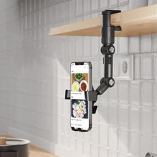 HBMB Store Dikiz Aynası Araç Cep Telefonu Tutucu, 360 Derece Dönebilen Dikiz Aynası Cep Telefonu Tutucu, Araba, Çalışma Masası, Yatak Için Çok Fonksiyonlu Cep Telefonu Tutucu 059