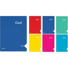 Keskin Color Defter Cool A4 Plastik Kapak Dikişli 40 Yaprak Kareli