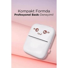 Aydogan's Ayd Mini Fotoğraf Yazıcı Kablosuz Etiket Yazıcı Baskı Makinesi Ios Android Uyumlu Termal Print