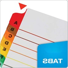 Esranın Dünyası A-Z Sekme Ayırıcı Seti - 3 Halkalı Klasör Için