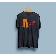 Oversize Atkı Şapka Tasarım Unisex T-Shirt