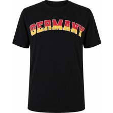 Trender Germany Baskılı Siyah Erkek T-Shirt 26YSÖ8000003