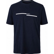 Trender What Baskı Süpreme Indigo Erkek T-Shirt 226-34