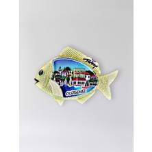 Mundy Ölüdeniz Polyester Kabartmalı Magnet 8,5 x 6 cm Dekoratif Hediyelik Buzdolabı Süsü (KOD:1470)
