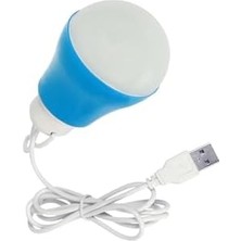 HBMB Store Gaman Power Master USB Kablolu 5 Watt Beyaz LED Ampul%90 Enerji Tasarrufu Renkli