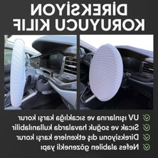 Esranın Dünyası Uv ve Isı Koruyucu Direksiyon Kılıfı, 36-42 cm Arası Uyum