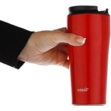 Esranın Dünyası 400 ml Kırmızı Bardak Termos - Sıcak ve Soğuk Içecekler Için Pratik Çözüm