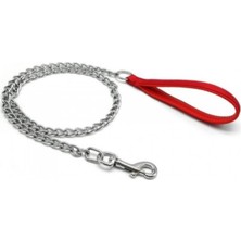 Veyron Pet Veyronpet Köpek Gezdirme Zinciri 1 Metre 3 mm Metal Gezdirme Tasması Dayanıklı Tasma