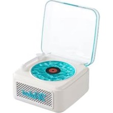 Esranın Dünyası Mini Plak Görünümlü Bluetooth Hoparlör - Retro Tasarım
