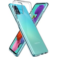 Hayat Store Samsung Galaxy A03S Kılıf Lüx Şeffaf Silikon
