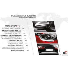 Esranın Dünyası Vw Passat B8 Uyumlu Krom Egzoz Görünümü Difüzör, 4'lü R Line Parça