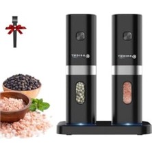 Esranın Dünyası Otomatik Tuz ve Karabiber Öğütücü - 2'li Set, Pilli