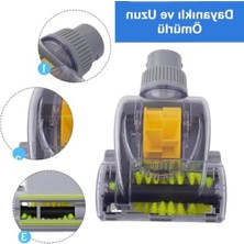 Esranın Dünyası Evrensel 32MM ve 35MM Elektrikli Süpürge Turbo Başlığı - Halı, Yatak ve Koltuk Temizliği Için