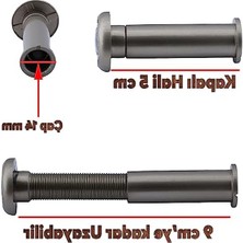 Esranın Dünyası Ayarlanabilir Çelik Kapı Dürbünü, 50-90 mm Çapı, 14 mm Boyut