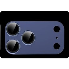 HBMB Store Psr Aksesuar iPhone Serisi Cl-20 Kamera Lens Koruyucu – Titanyum Kaplama, Ar+Af Teknolojisi, Hd Şeffaflık, Kolay Montaj – 360° Tam Koruma (Lacivert, iPhone 17 Pro Max)