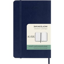 Esranın Dünyası Saphir Renkli Moleskine 2025/2026 Haftalık Notizkalender