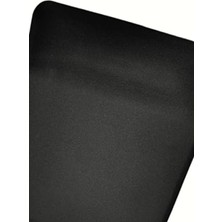 Esranın Dünyası Kaymaz Tabanlı Bilek Destekli Bilgisayar Mouse Pad - Düz Siyah