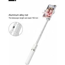 Dunai Store LED Işıklı Selfie Çubuğu Bluetooth Kumandalı Kablosuz Tripot Selfie Monopod Selfie Stick (Beya