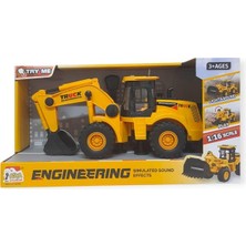 İrem Oyuncak Asya Engineering Truck 1:16 Işıklı ve Sesli Kepçe