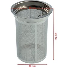 HBMB Store Çay Makinesi Metal Demlik Süzgeci 6.5 x 11.5 cm