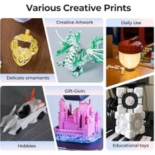 HBMB Store Resmi Creality Upgrade Ender 3D Yazıcı Filamenti, Siyah Pla+ Filamenti 1,75 Mm, 1 kg Makara (1,0 Kg), Doğruluk +/- 0,02 Mm, 3D Baskı Filamenti, Güçlü Dayanıklılık, Vakumlu Ambalaj, Çevre Dostu